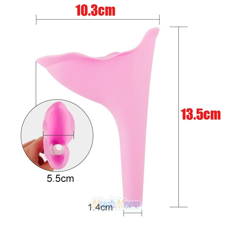3xReusable Silicone Portable Urinal Women Female Travel Camping Stand Pee Device Unbranded Does Not Apply - фотография #7