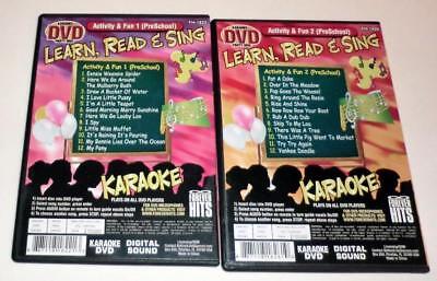 Lot of (15) Kid's Children's 'Listen Read & Sing Karaoke DVDs' From Forever Hits Forever Hits - фотография #3