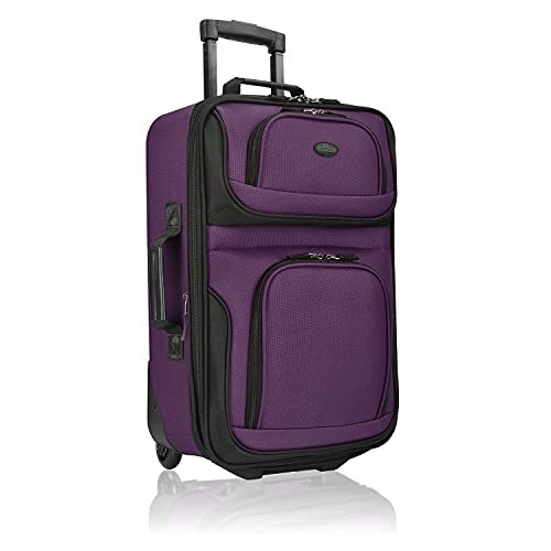 U.S. Traveler 2 Piece Expandable Softside Luggage Set 21" Carry On Tote Bag U.S. Traveler Does not apply - фотография #8