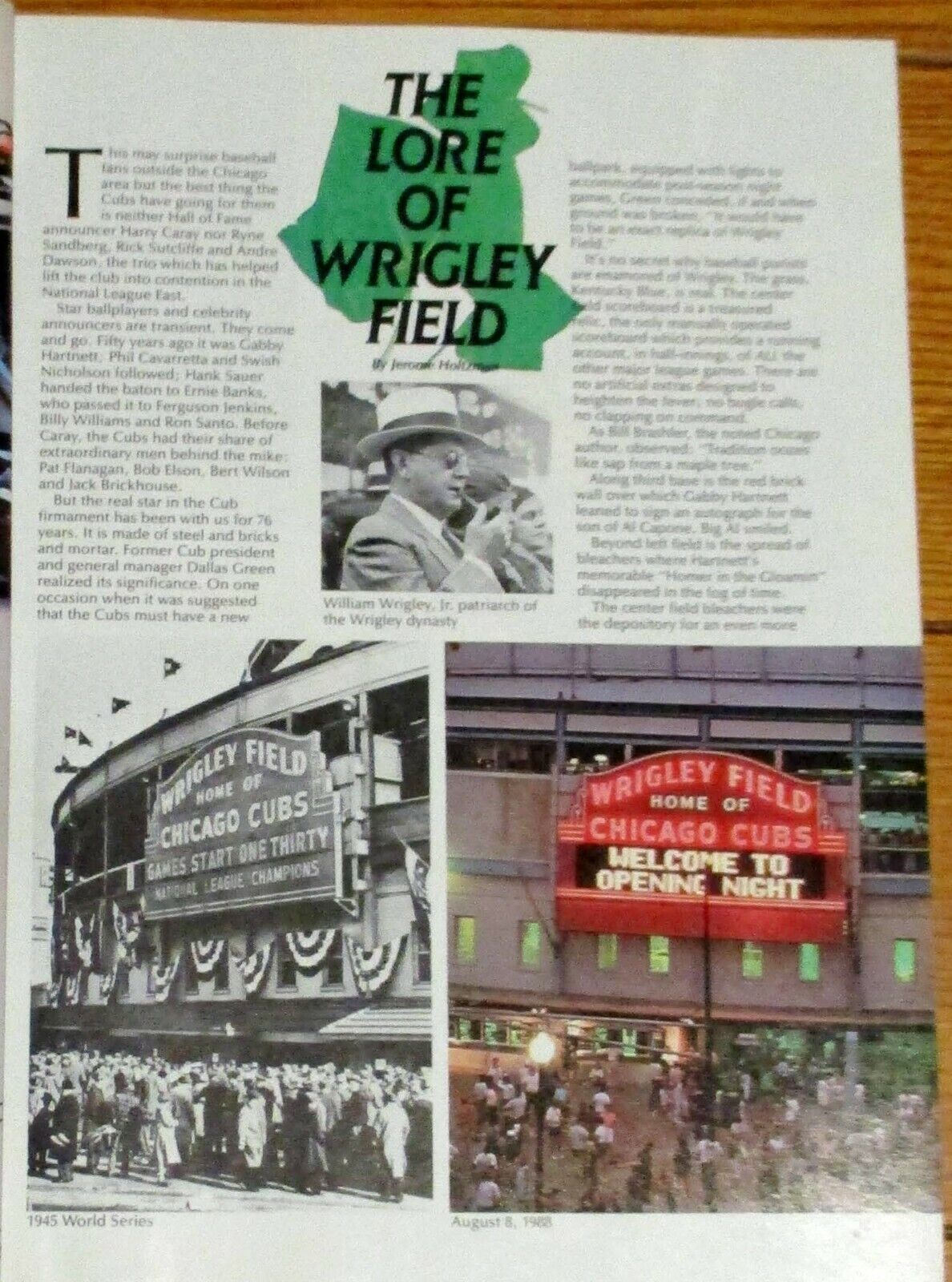 1990 Baseball All-Star Game Program Lot (5)  Chicago  Wrigley Field   96 Pages   Без бренда - фотография #4