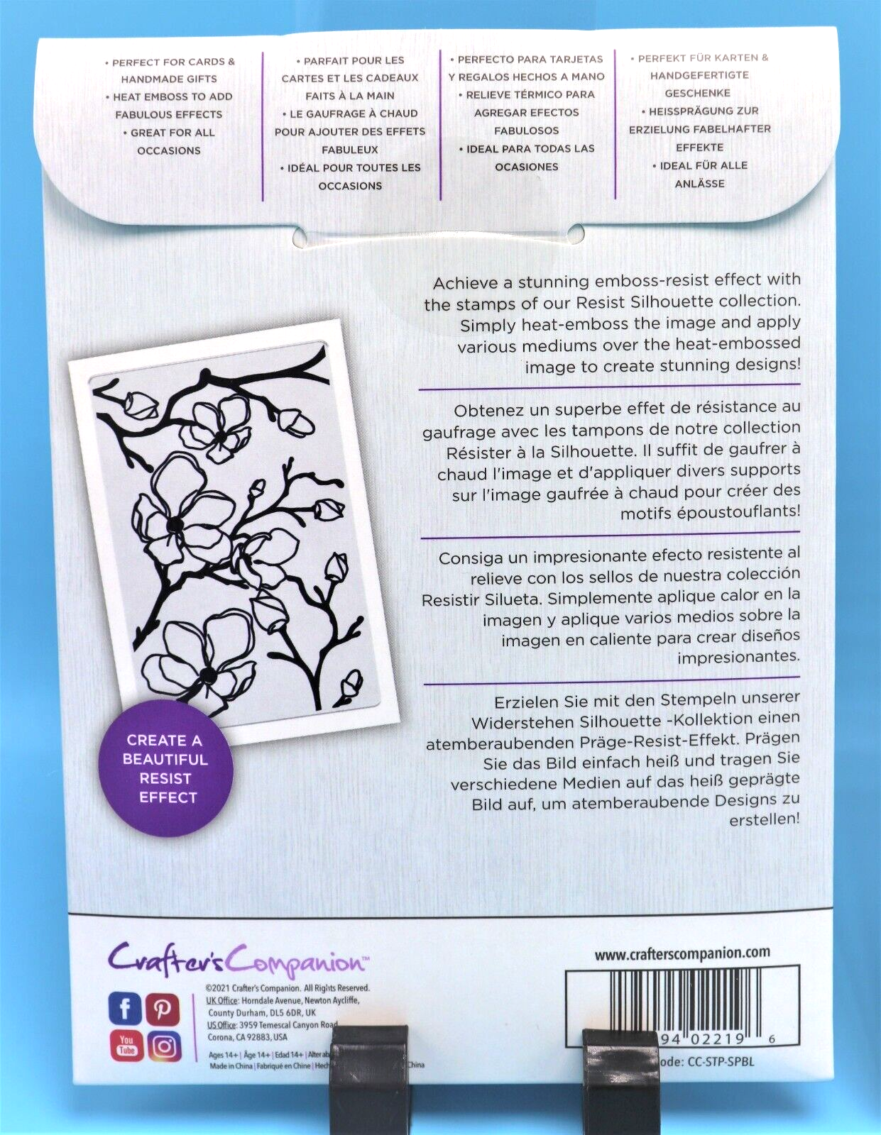 NEW Crafter's Companion Resist Silhouette Photopolymer Stamp Collection Crafter's Companion - фотография #3
