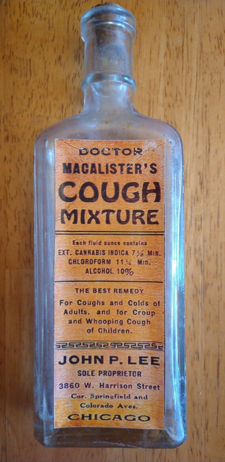 Vintage Family Medicine Hand Crafted Bottles,Cannabis,Medical Whiskey,Macalister Без бренда - фотография #6