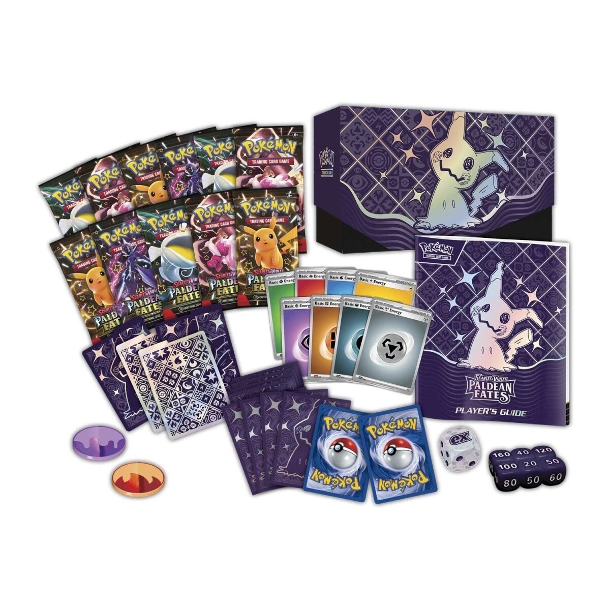 NEW Pokemon TCG Scarlet & Violet Paldean Fates Pokemon Center ETB SEALED CASE Без бренда - фотография #6