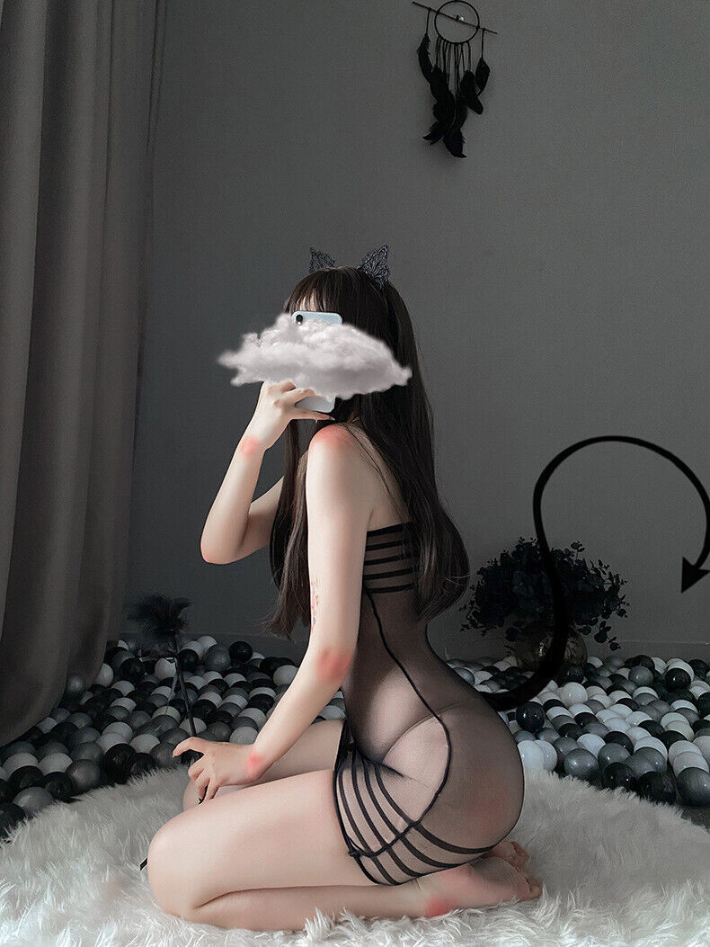 Sexy Women's Sleeveless Fishnet Bodycon Mini Dress Babydoll See Through Clubwear Unbranded - фотография #9
