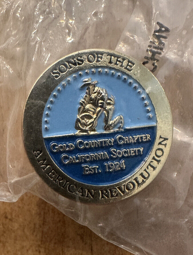 Sons of the American Revolution Gold Country Chapter California Society Pin Без бренда - фотография #2
