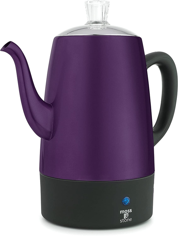 Electric Coffee Percolator | Body with Stainless Steel Lids Coffee Maker | Perco Does not apply