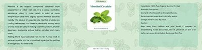 Menthol Crystals 4 oz 100% Pure Organic Mint Crystals | Great for Making Show... Viktairy Does not apply - фотография #8