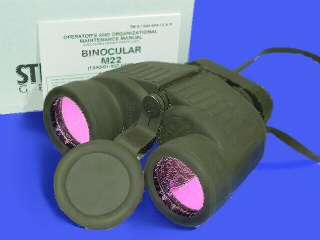 L-3 / Steiner Fujinon Military M22 7x50 Binoculars Lens Caps Covers 70 mm 2.75" Steiner Fujinon M22 7x50 - фотография #5
