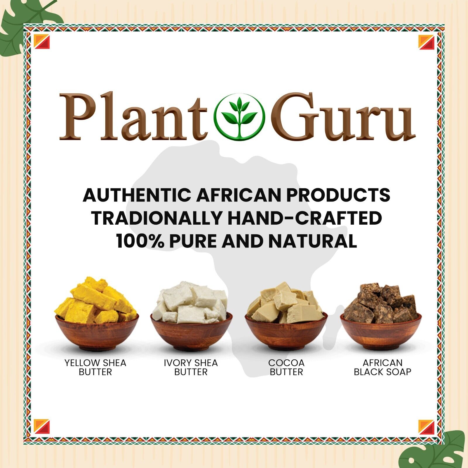 Raw African Black Soap Liquid 100% Pure Organic Natural Bath Body Face Wash Bulk Plant Guru - фотография #9