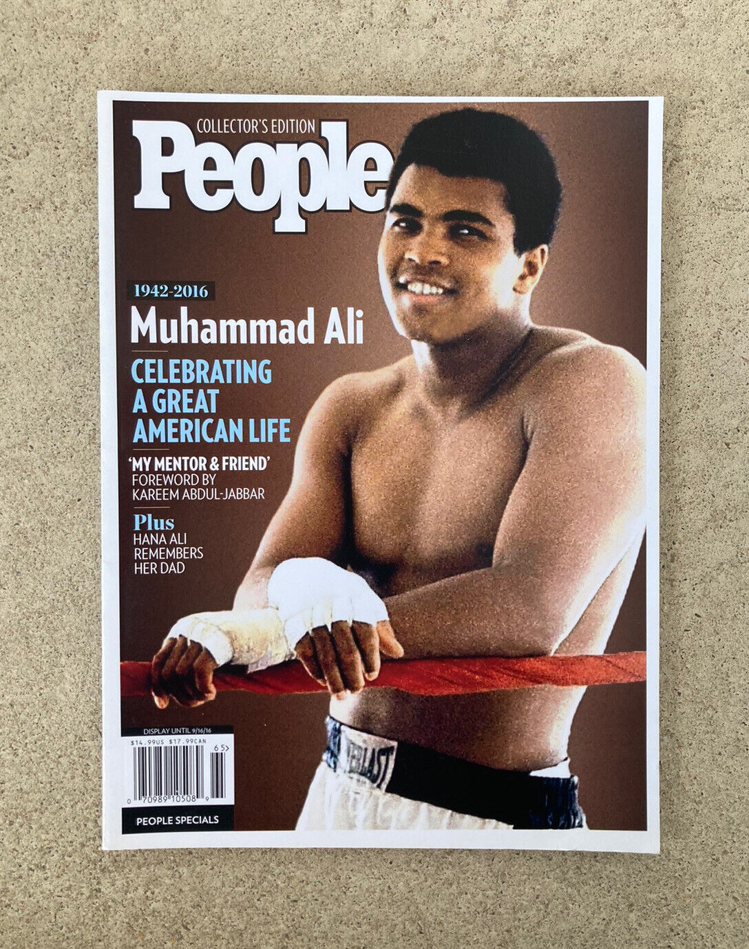 Muhammad Ali, People Magazine Special Edition (No Label) Scarce / 1942-2016 Без бренда