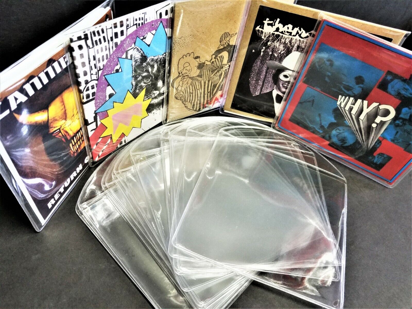 CD Outer Plastic Sleeves Over Jacket (10) Polyvinyl + Flap 5 Gauge Pvc Pouch Sleevie Wonder cdpvc