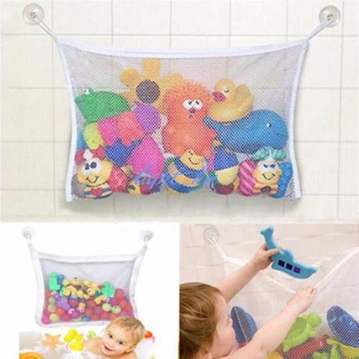 Fashion Baby Bath Bathtub Toy Mesh Net Storage Bag Organizer Holder Bathroom Unbranded Does Not Apply