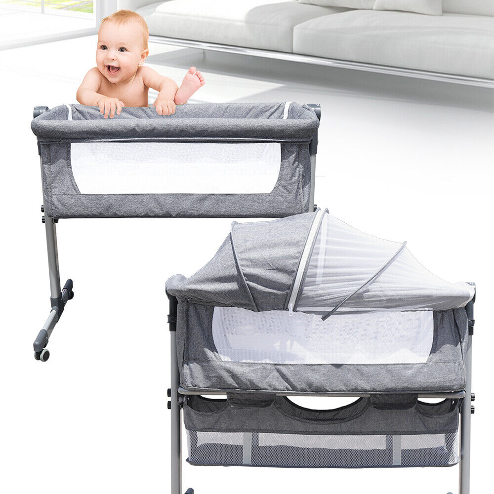 Bed Side Crib Detachable Baby Bassinet Sleeper Portable Infant Bed Bedside Crib Unbranded Does Not Apply - фотография #5