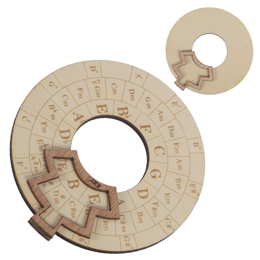 Wooden Melody Tool,Circular Wooden Wheel Musical Educational Tools 4.7*4.7*0.5" Unbranded Does Not Apply - фотография #9