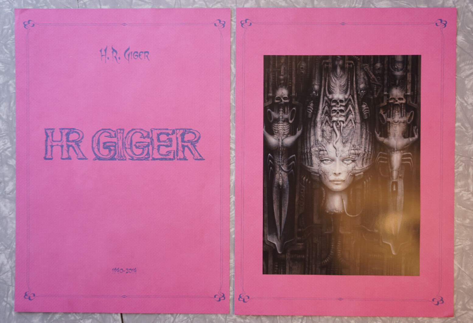 H.R. Giger Alien Vintage Art Pages Lot EXCELLENT CONDITION! FREE SHIPPING! Undisclosed - фотография #4