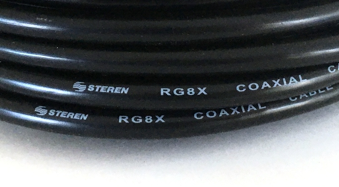 5-Pack 6 ft RG8X coax coaxial UHF PL-259 connectors ham CB radio antenna cable Steren 205-706 - фотография #4