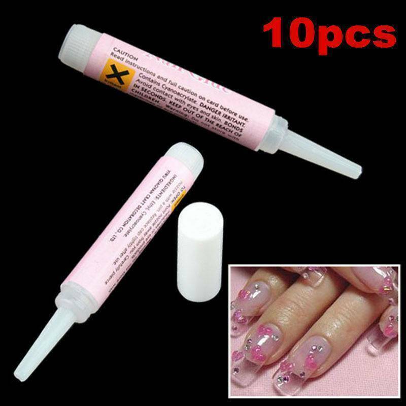 10PCS Nail Tip Glue Super Bond For Acrylic Nails Strong Adhesive Manicure Tools Unbranded Does not apply