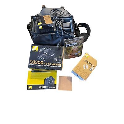 Nikon D3300 DSLR Kit 2 Zoom Lens, Carry bag, camera accessories Nikon - фотография #2