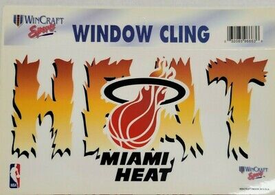 NBA Miami Heat Window Cling, NEW (Lot of 3 Clings) Без бренда