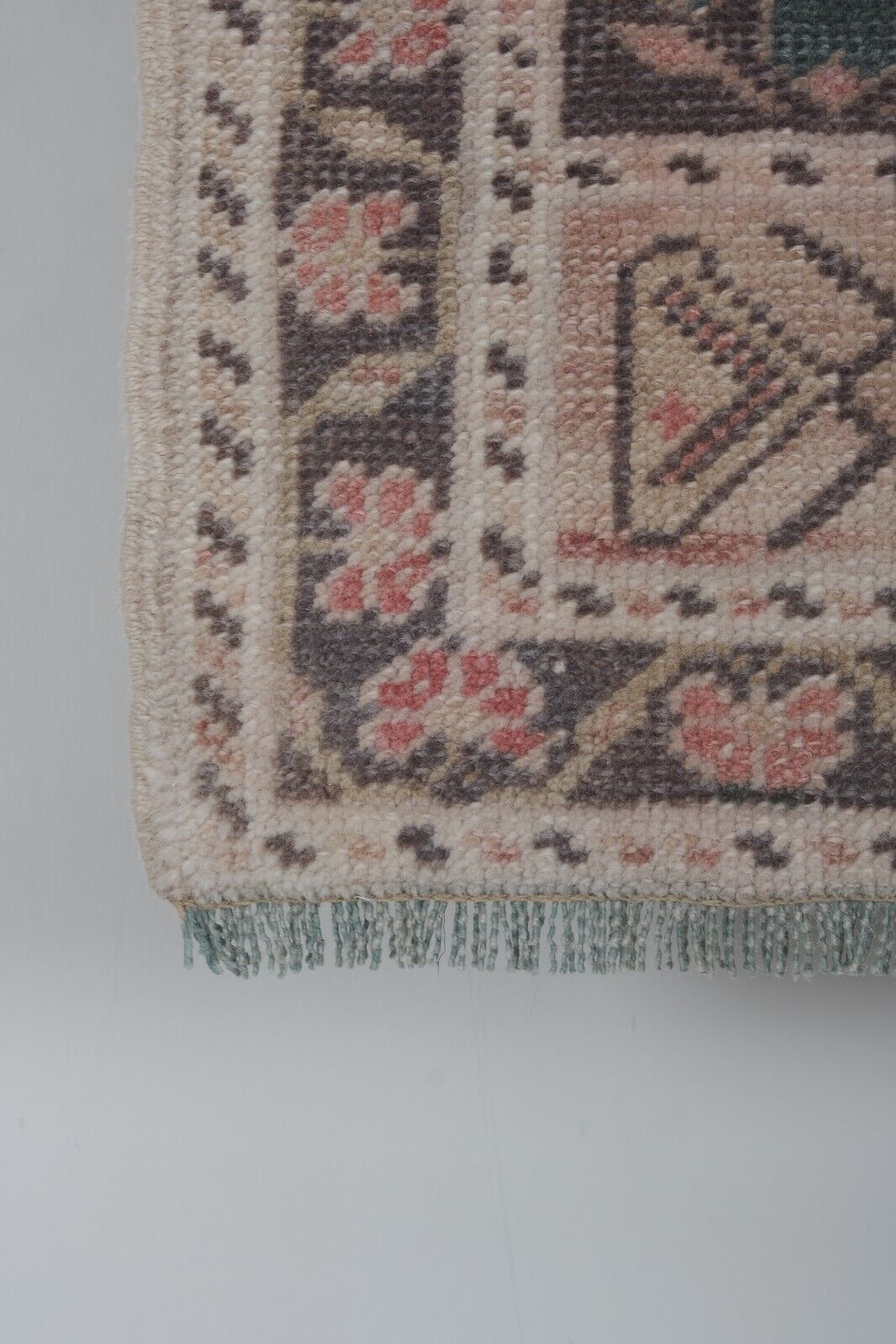 Vintage Nomadic Small Faded Turkish Oushak Rug - Set of Two Handmade - фотография #10