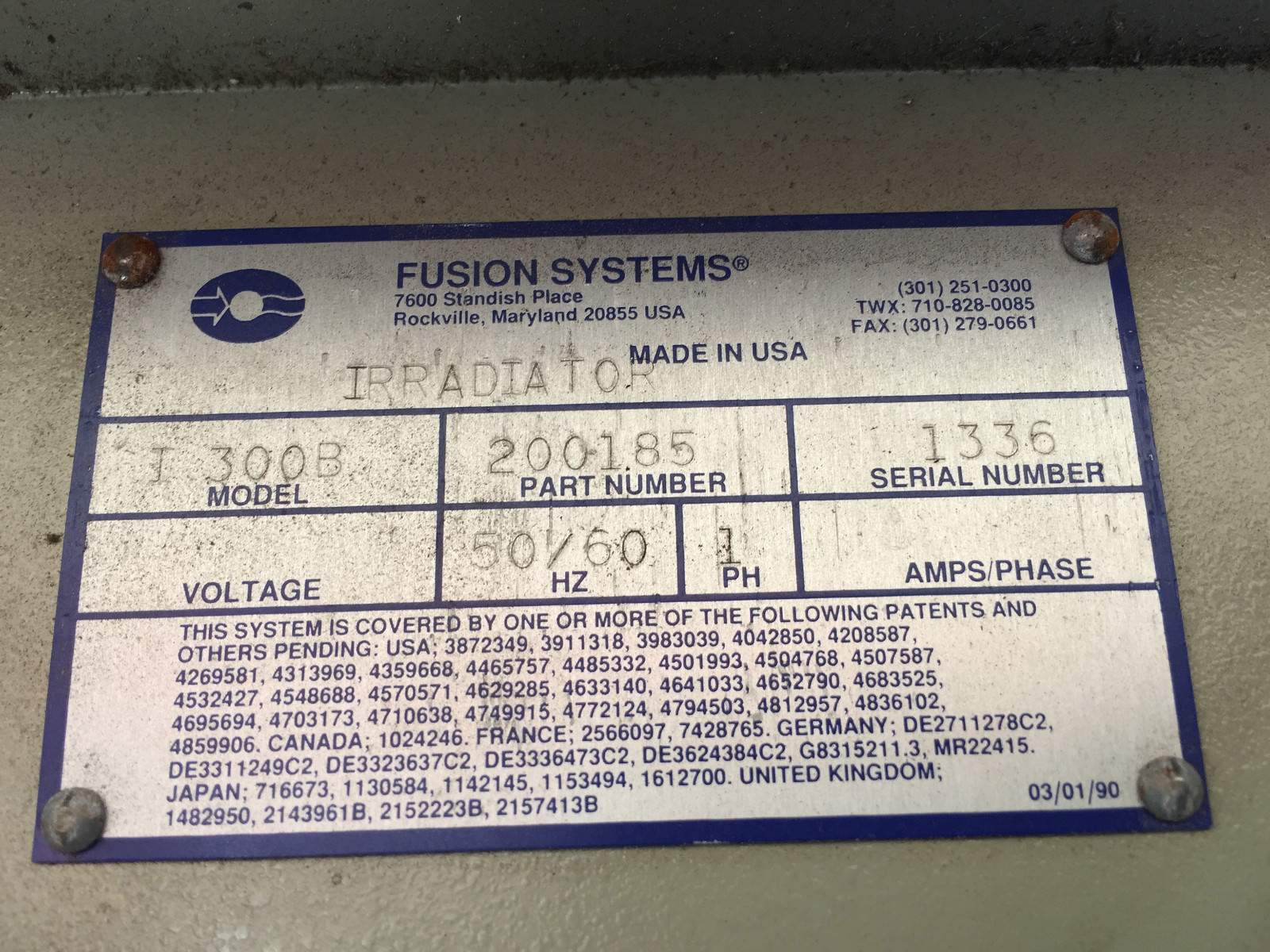 Fusion UV Curing Irradiator Model I 300B (200185) [#3] FUSION 20.0185 - фотография #4