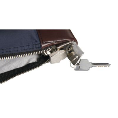 ControlTek 7-Pin Canvas Locking Night Deposit Bag, 8 1/2" x 11", Blue FEDERAL SUPPLY - фотография #4