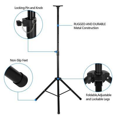 2 Two Pro Audio DJ PA Speaker Stands Tripod Pole Mount Adjustable Height Stand MCH Does Not Apply - фотография #4