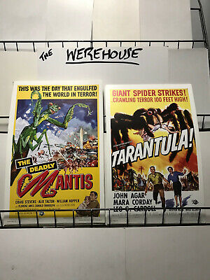 DEADLY MANTIS TARANTULA MONSTERS 1950s CLASSIC HORROR 11x17 Poster Reproductions Без бренда
