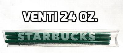 STARBUCKS VENTI Replacement Straws 3 pack 24oz Green Cold-to-Go Authentic >NEW< Starbucks