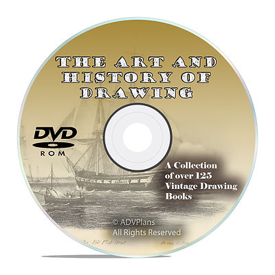 127 BOOKS Drawing & Sketching - How to draw - History and Art of Drawing DVD V54 Без бренда
