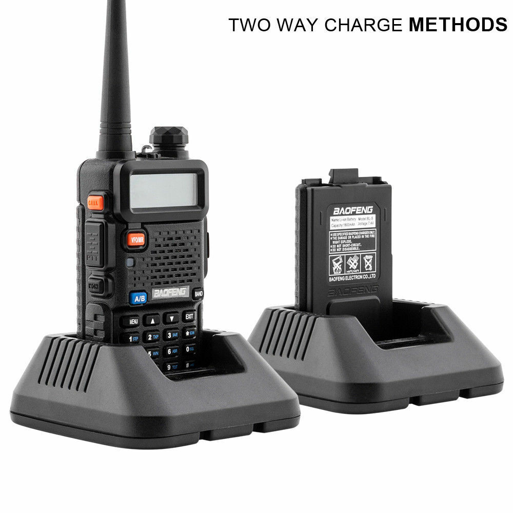 US Baofeng UV-5R VHF UHF Handheld Scanner Analog Walkie Talkie HAM Two-Way Radio Baofeng Does not apply - фотография #5