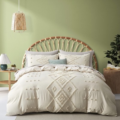 Oli Anderson Tufted Comforter Sets Queen, Collection 3 PCS Boho Embroidery Be... Oli Anderson Comforter Set - фотография #2