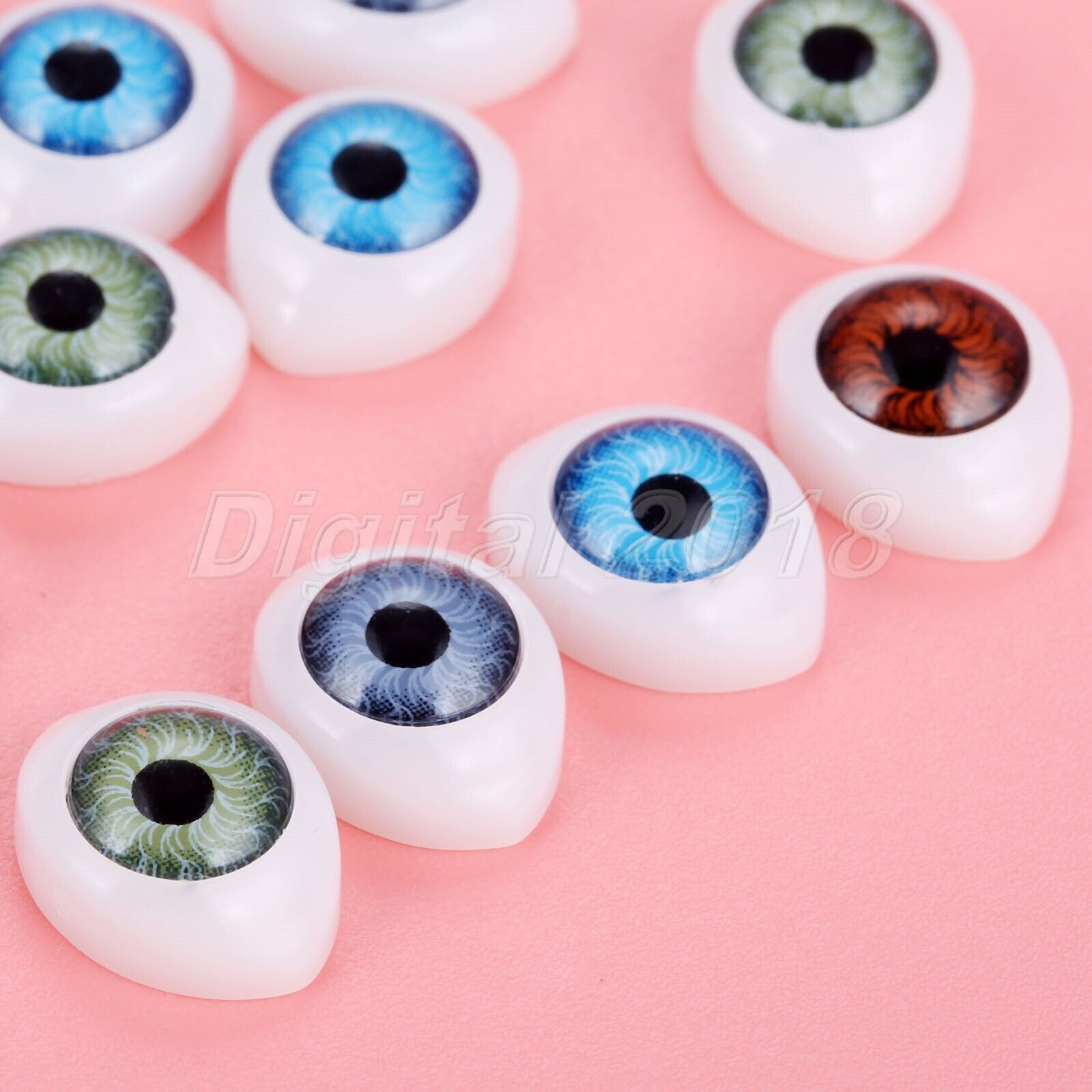 100Pcs 0.47"*0.63" Safety Doll Eyes Toys For Doll Making Eyes Doll Accessories Unbranded Does Not Apply - фотография #12