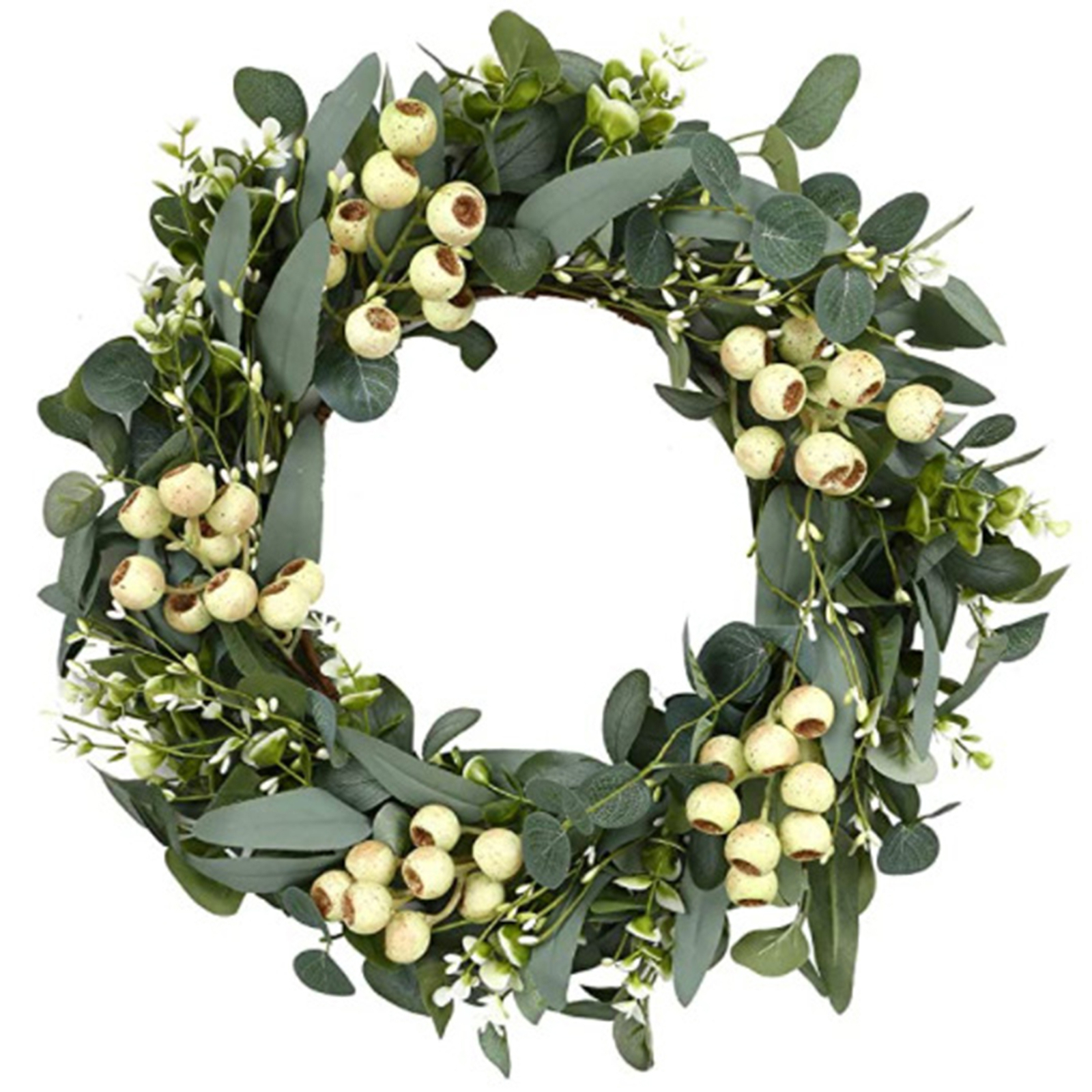 Wreath Realistic Decorative All Match Fine Texture Wreath Portable Unbranded - фотография #7
