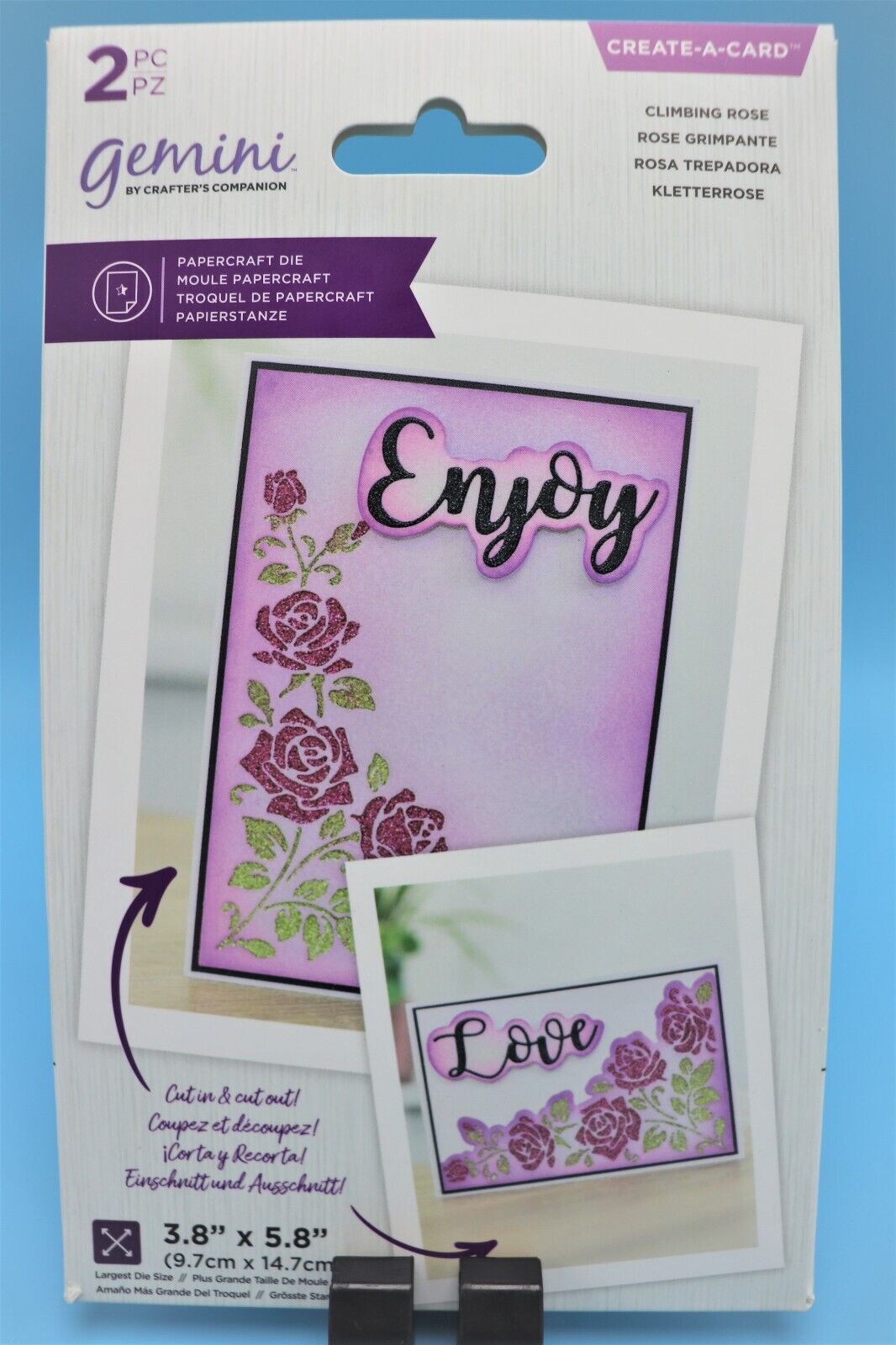 NEW gemini Create a Card Textured Corner Dies by Crafters Companion Gemini Does Not Apply - фотография #7