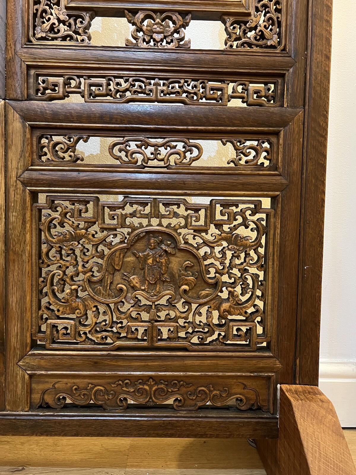 CHINESE HARDWOOD SCREEN HAND CARVED ORIENTAL FURNITURE Без бренда - фотография #8