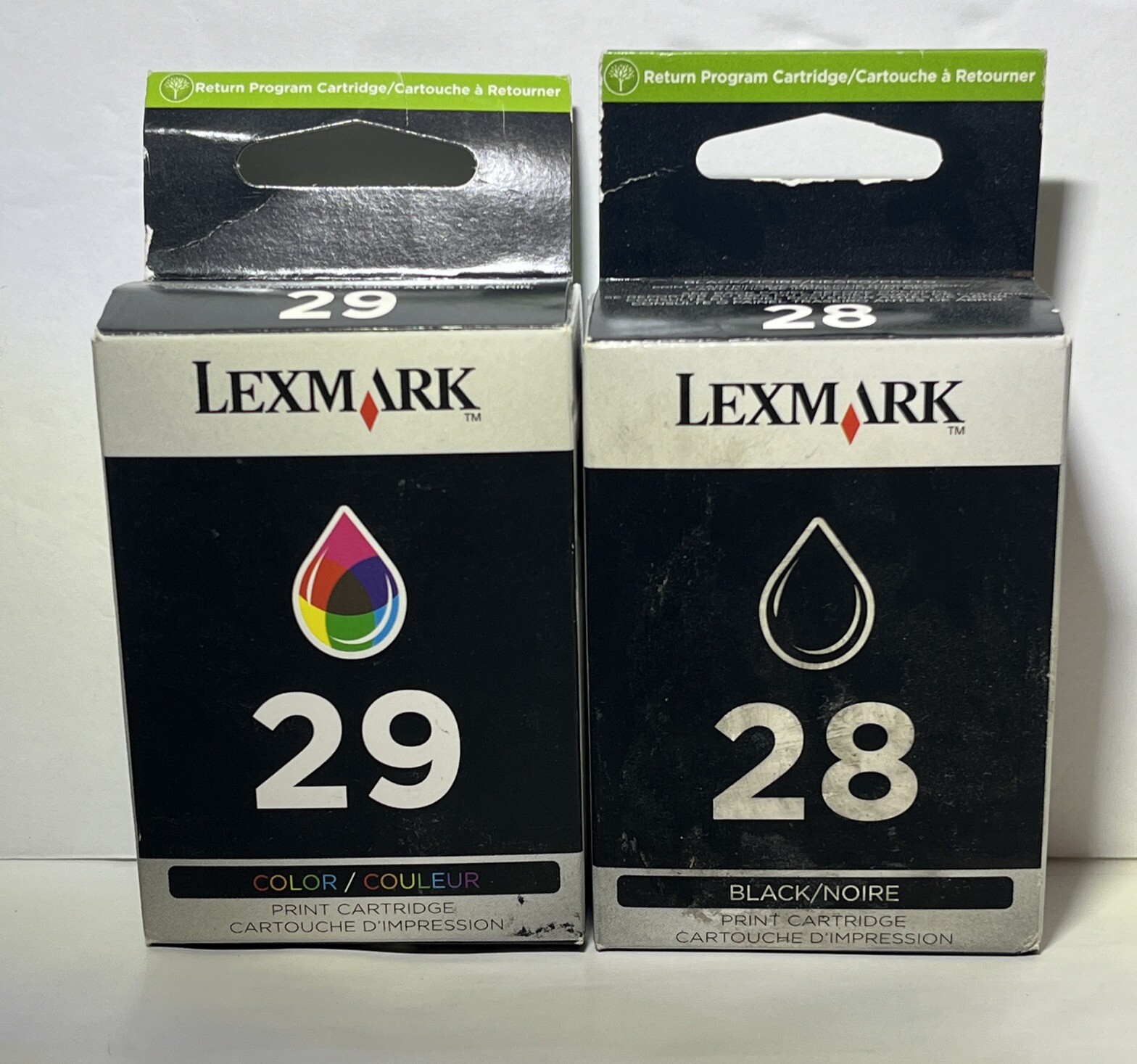 New Genuine Lexmark 28 29 2PK Ink Cartridges X Series X2530 Z Series Z1310 Z845 Lexmark ‎18C1428