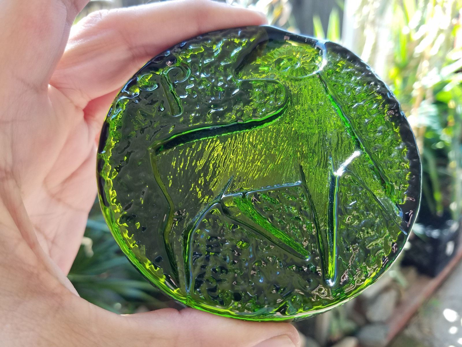 Green BLENKO Handcraft Art Glass Paperweights Lot Of 6 Без бренда - фотография #6
