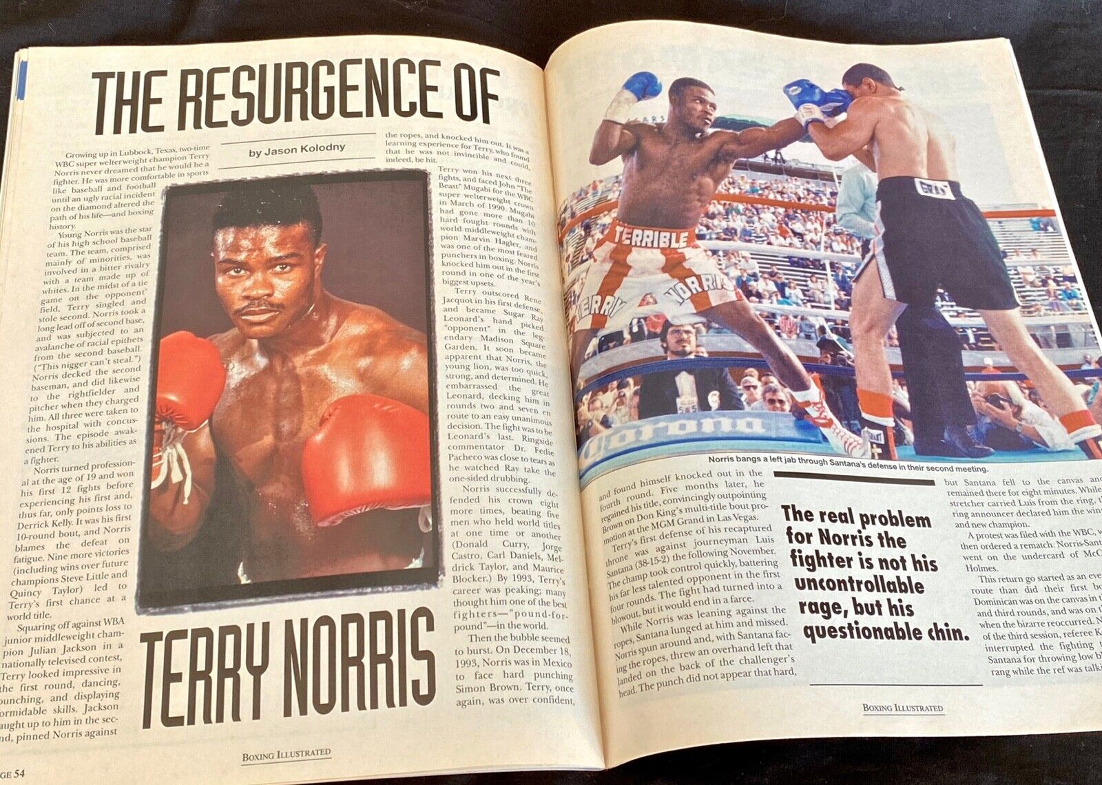 OSCAR DELA HOYA "FIGHER OF THE YEAR"- BOXING DIGEST (2/96) + BUDWEISER PROMO Boxing Digest & Budweiser - фотография #11