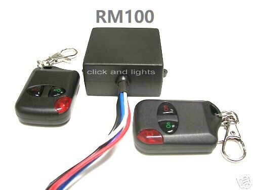 MSD 12V 15A 315mhz on off 2 remote control key fob 12V output relay switch RM100 MSD INC MSD-RM100