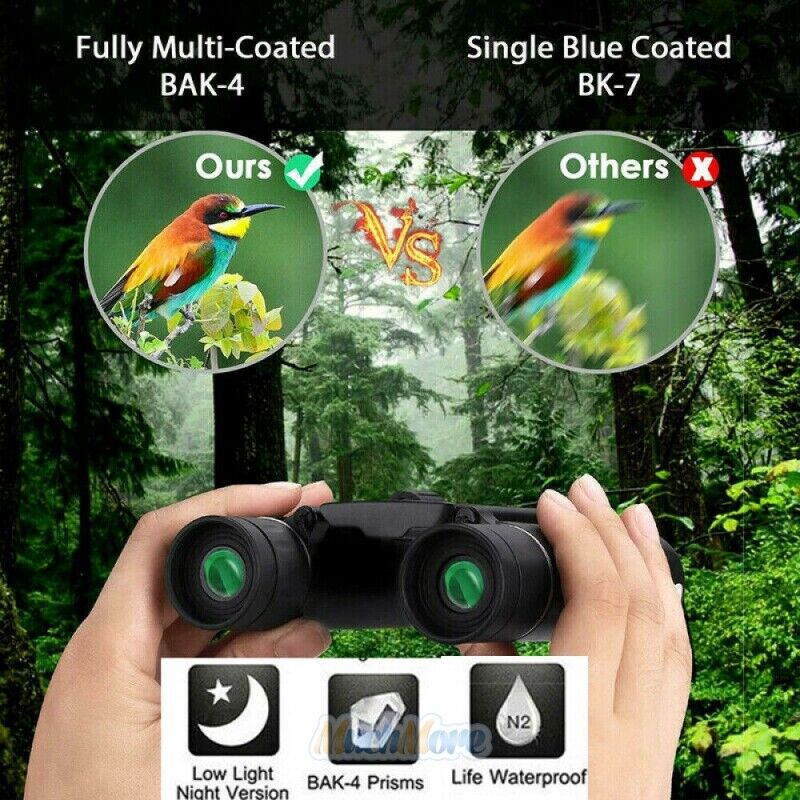 2Packs 10X25 Zoomable Binoculars with Night Vision BAK4 High Power Waterproof US MUCH Does not apply - фотография #6