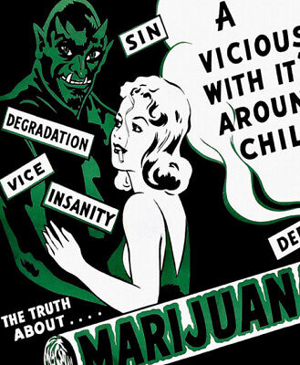 Vintage Anti-Marijuana Reefer Lot (6) 11 x 17 Reproduction Posters  Без бренда - фотография #5