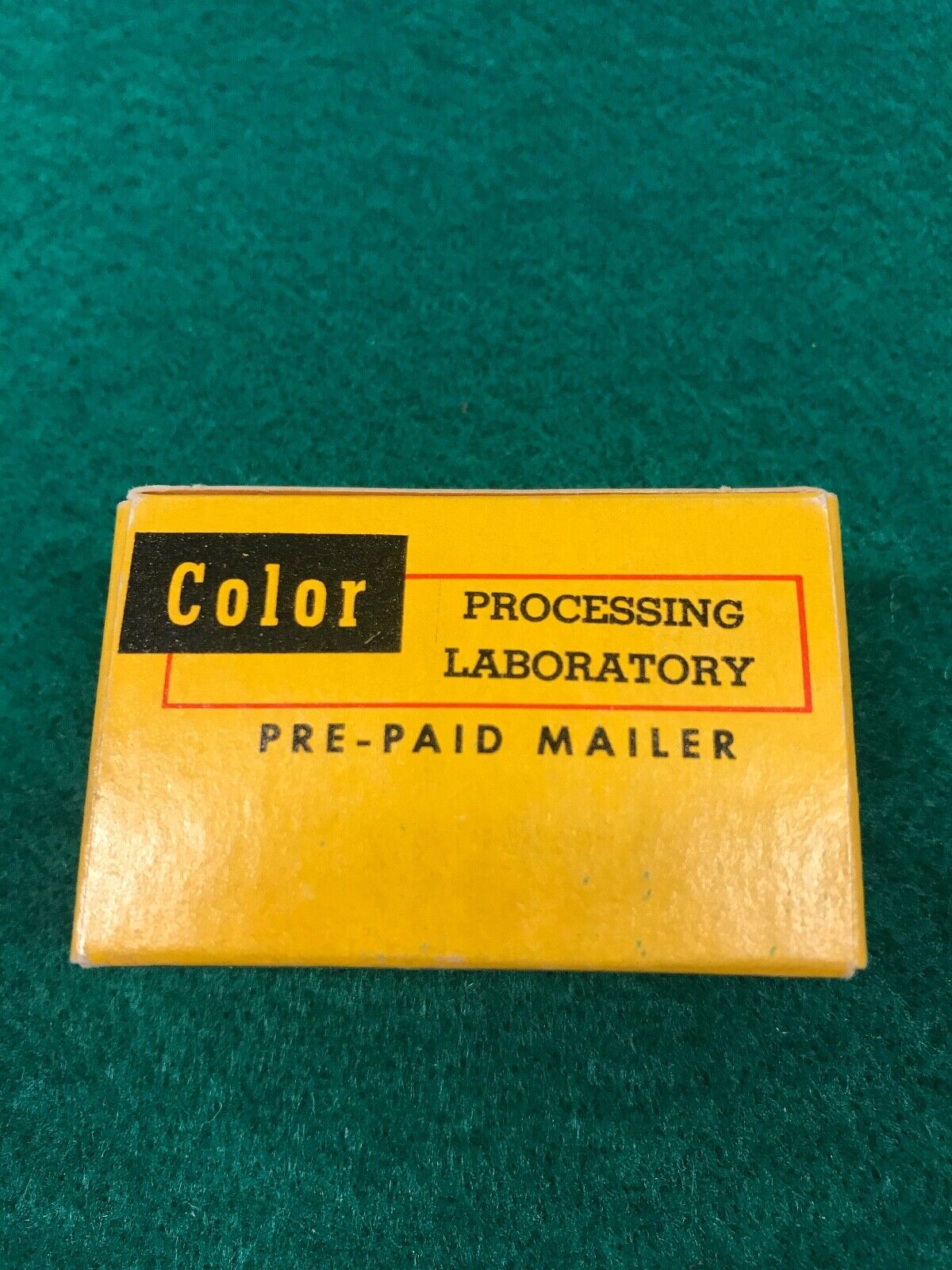 Vintage KODAK Film Prepaid Processing Mailer - 20 Exp. - Kodachrome and others Film Equipment Film Equipment