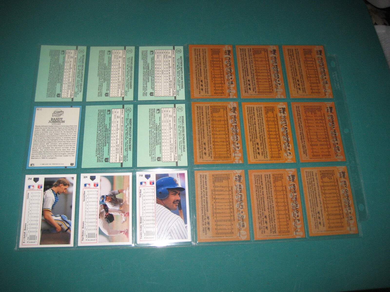*LOT OF 133~1985-92 SEATTLE MARINERS BASEBALL CARDS-TOPPS, DONRUSS, FLEER, ETC. Без бренда - фотография #10