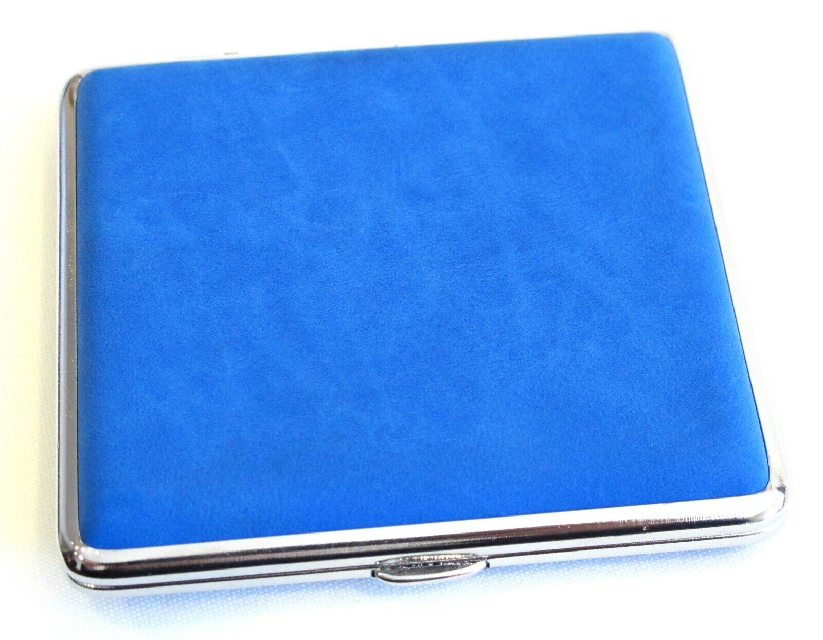 2pc Set Stainless Steel Cigarette Case Hold 20pc Regular Size 84s -PURPLE + BLUE Без бренда - фотография #6