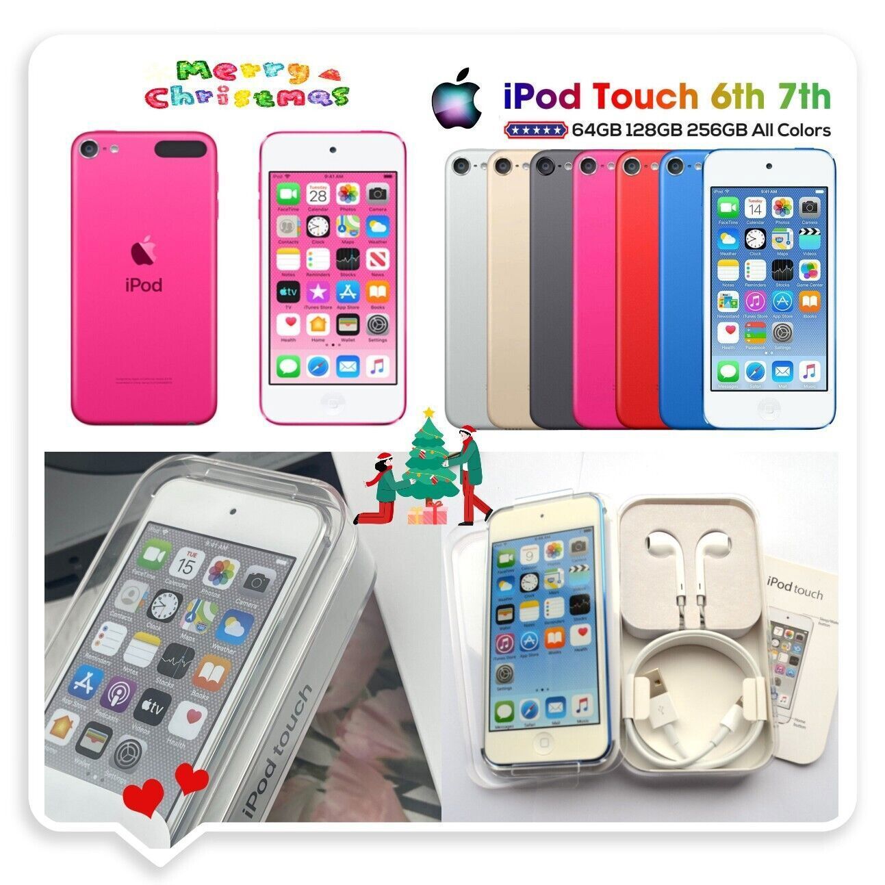 NEW Apple iPod Touch 6th/7th Generation 64/128/256GB MP3 Player Sealed Box LOT ⚡ Apple iPod ML20230526089 - фотография #10