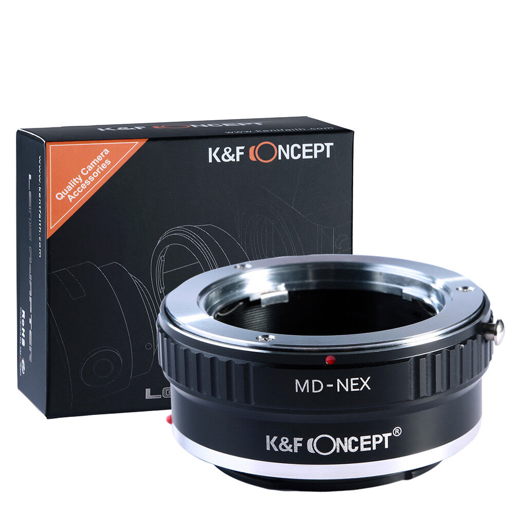 K&F Concept Adapter for Minolta MD MC Lens to Sony E-Mount Camera A7R2 A7M3 A7S K&F KF06.073