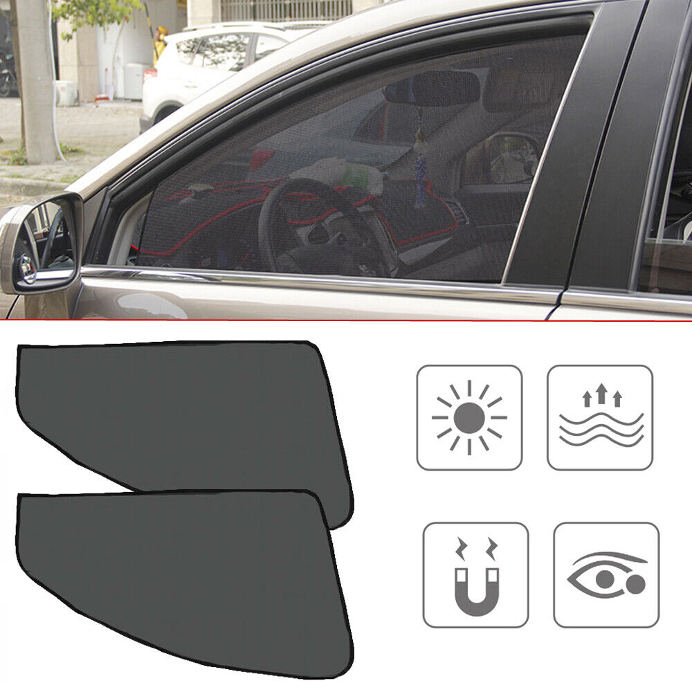 4x Car Side Front Rear Window Sun Shade Cover Mesh Shield UV Protection Magnetic Unbranded Does Not Apply - фотография #8