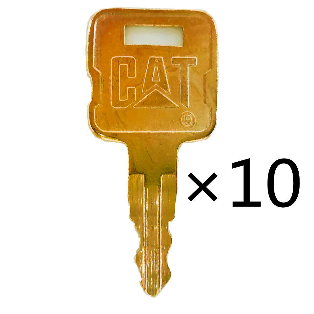 10PK NEW Style Keys For case CAT Caterpillar Heavy Equipment Ignition Key 5P8500 Unbranded 5P8500 0964753 0966198 8V4404 9G2777