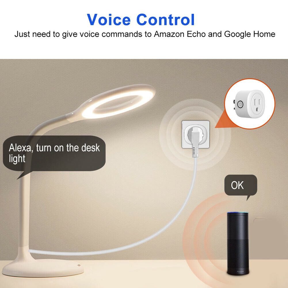 2pcs Smart WIFI Outlet Plug Switch Socket APP Voice Remote Control Alexa Echo Kootion Does Not Apply - фотография #10